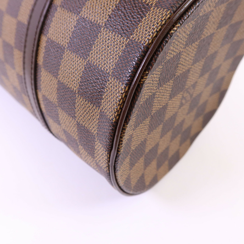 LOUIS VUITTON Damier Papillon GM金扣肩背袋-13