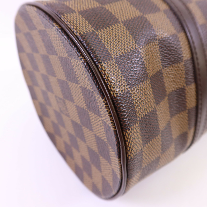 LOUIS VUITTON Damier Papillon GM金扣肩背袋-14