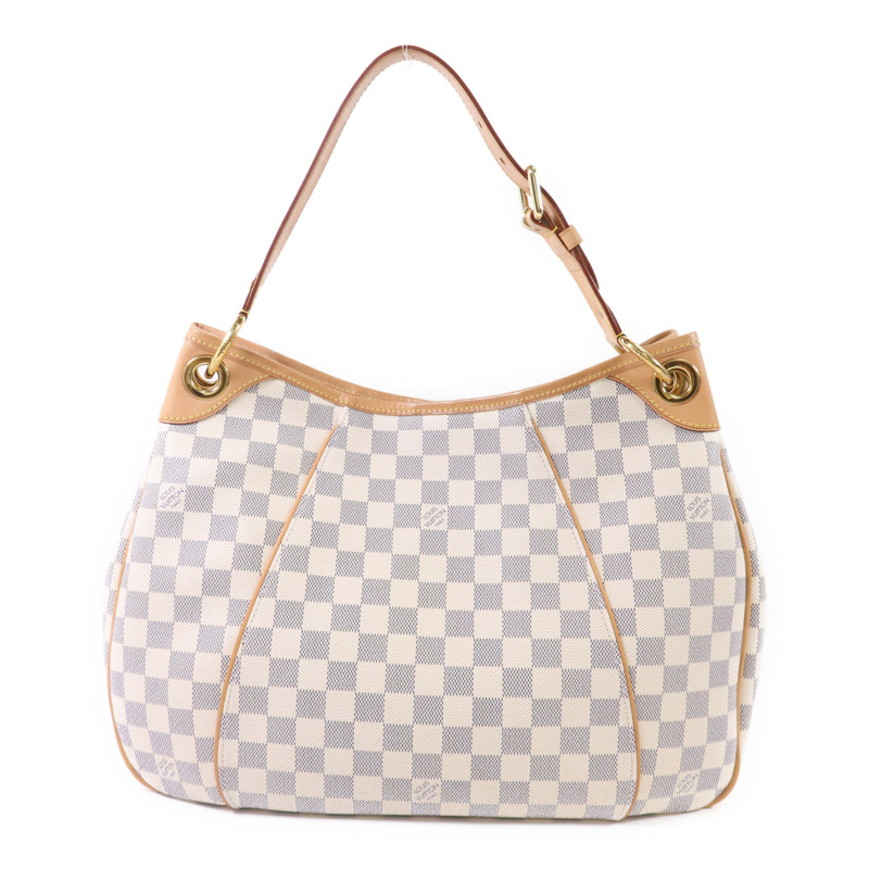 LOUIS VUITTON Damier Azur Galliera PM金扣肩背袋-1