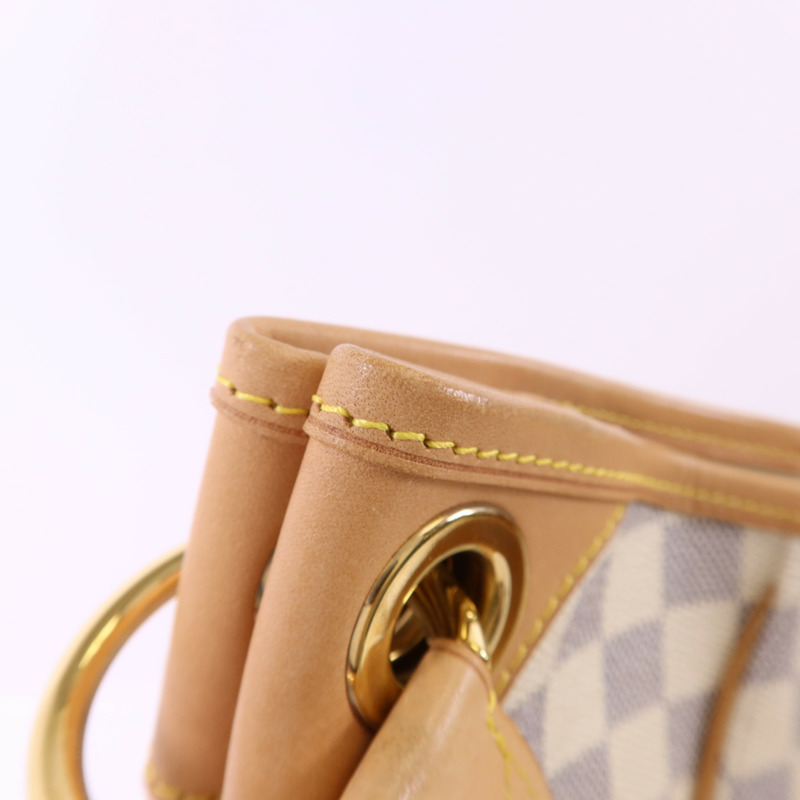 LOUIS VUITTON Damier Azur Galliera PM金扣肩背袋-17