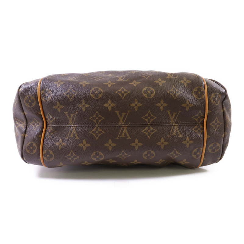 LOUIS VUITTON Monogram Totally MM金扣肩背袋棕色-3