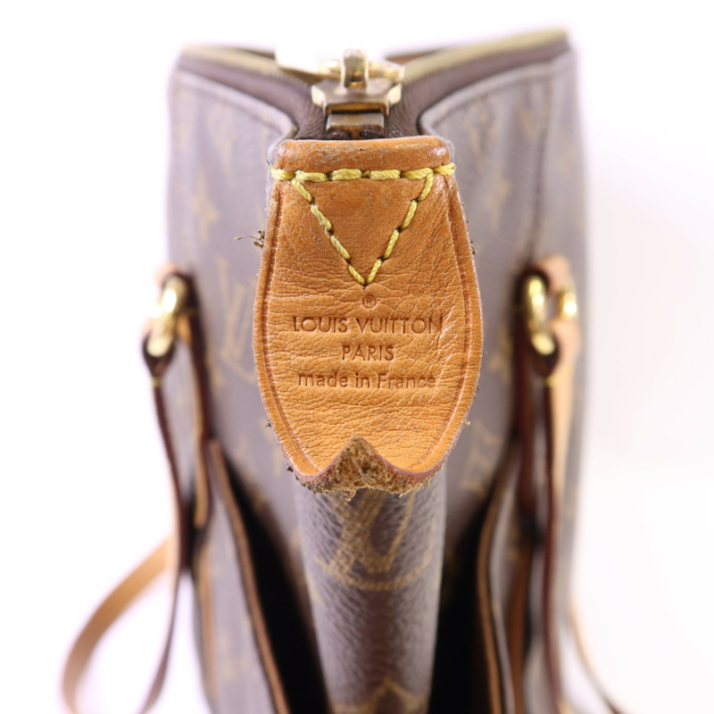 LOUIS VUITTON Monogram Totally MM金扣肩背袋棕色-6