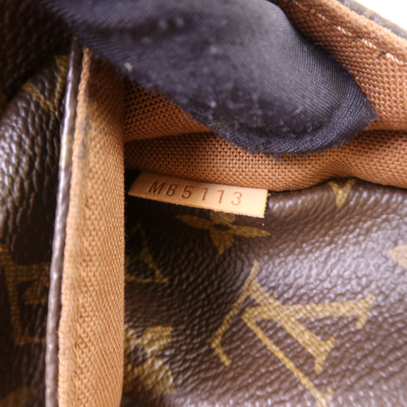 LOUIS VUITTON Monogram Totally MM金扣肩背袋棕色-7