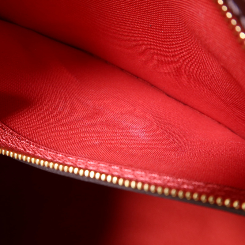 LOUIS VUITTON Damier Speedy 30金扣手挽袋-15