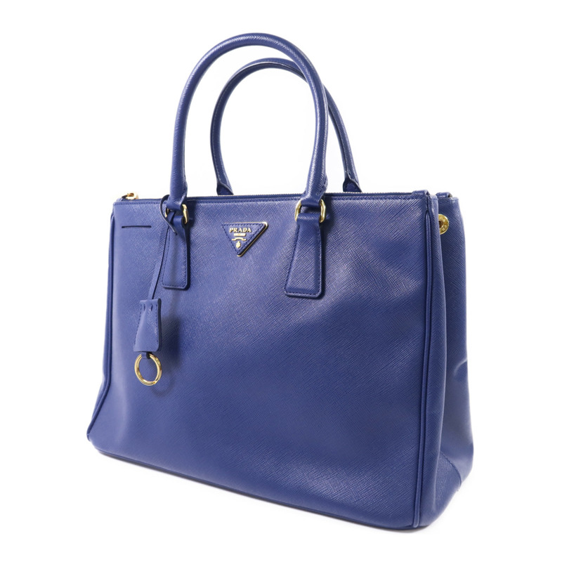 PRADA Saffiano皮革2 Way Shoulder Bag金扣手挽肩背兩用袋-2