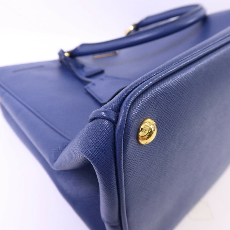 PRADA Saffiano皮革2 Way Shoulder Bag金扣手挽肩背兩用袋-14