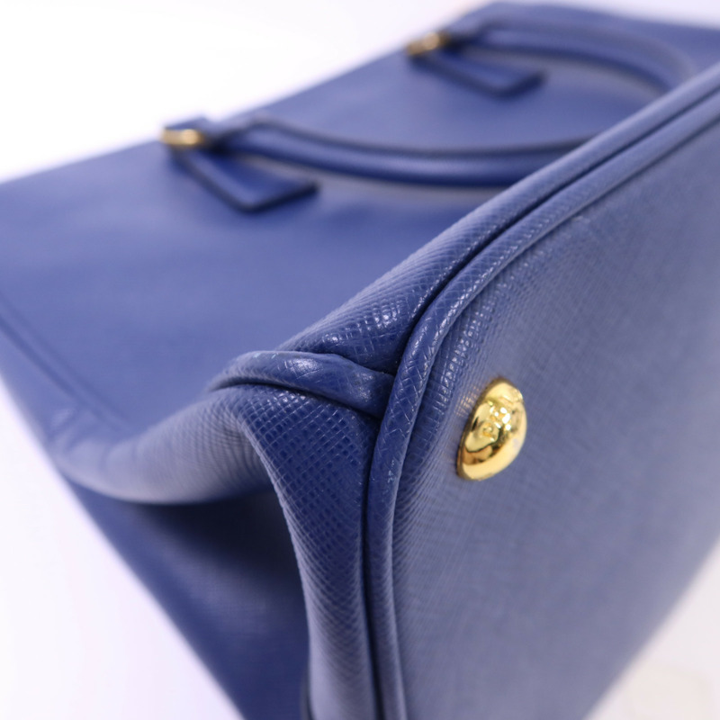 PRADA Saffiano皮革2 Way Shoulder Bag金扣手挽肩背兩用袋-16