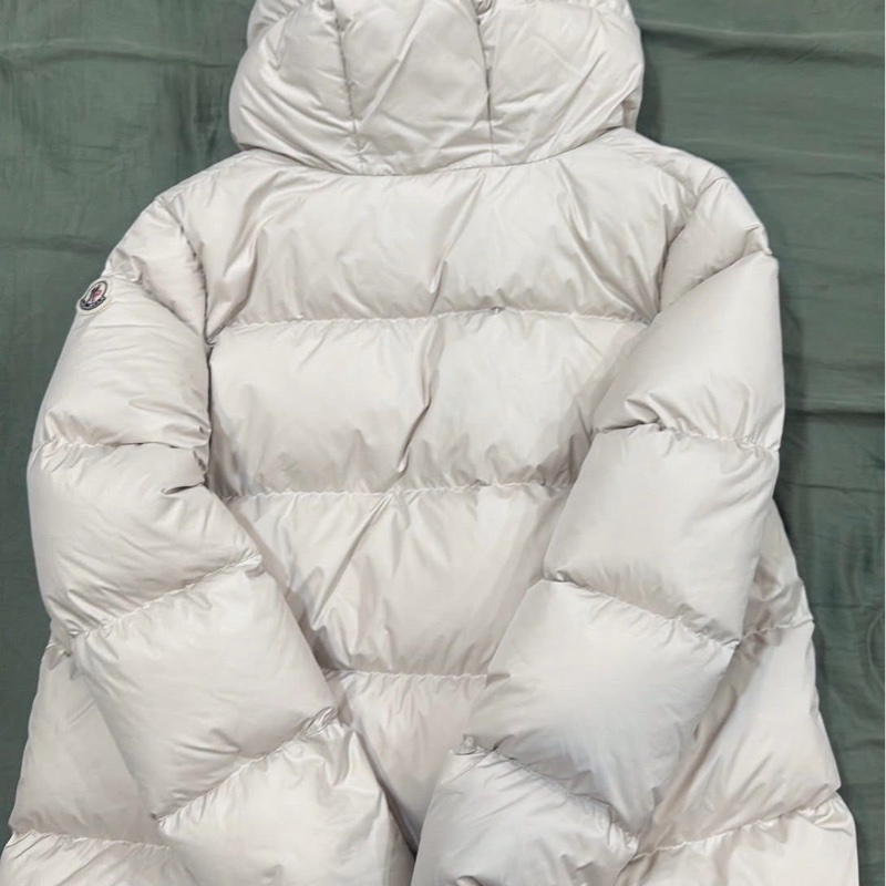 月光白羊毛領厚款Moncler 外套-2