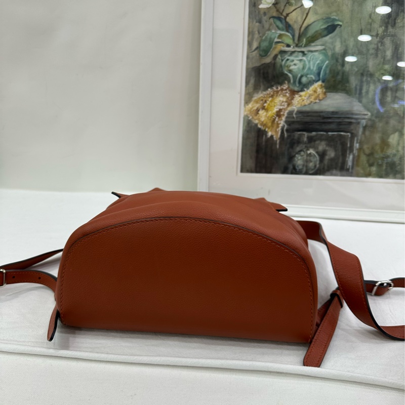 Hermes愛馬仕GR24雙肩包 南瓜色 X刻 原始好成色-5