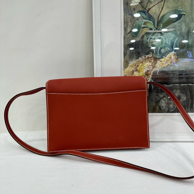 Hermes 愛馬仕 拼色faco信封包 T刻 好成色-2