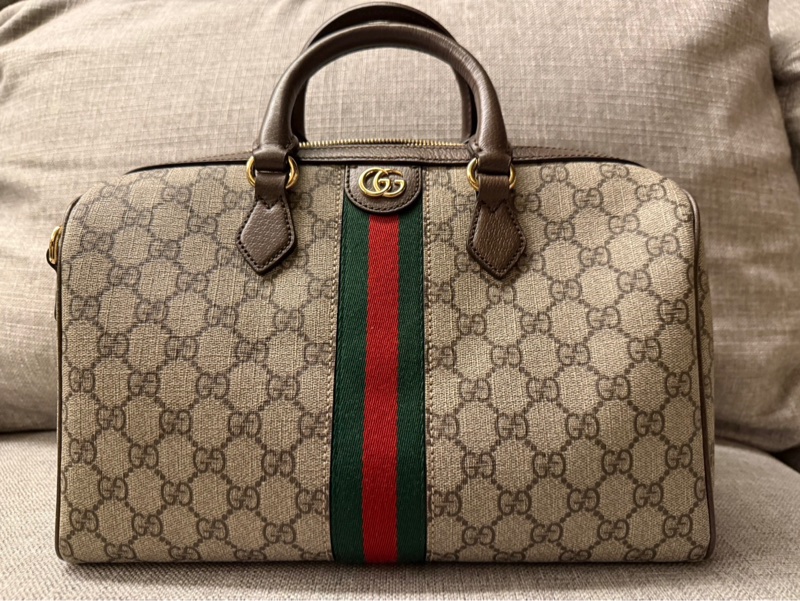 👜 Gucci GG Supreme Web Boston 手提 / 斜背包-0