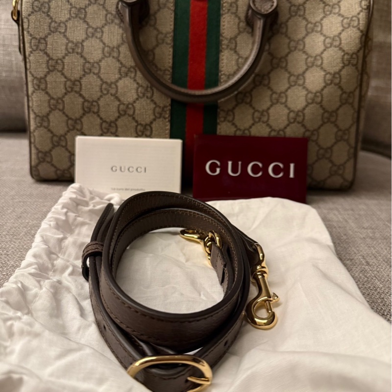 👜 Gucci GG Supreme Web Boston 手提 / 斜背包-1