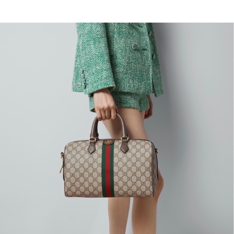👜 Gucci GG Supreme Web Boston 手提 / 斜背包-4