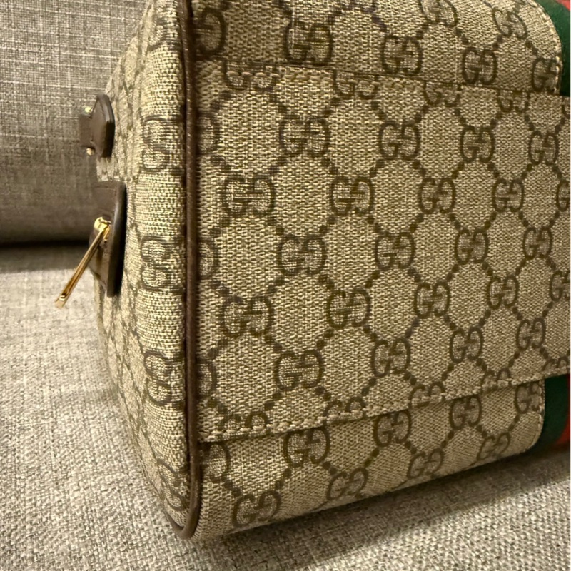 👜 Gucci GG Supreme Web Boston 手提 / 斜背包-7