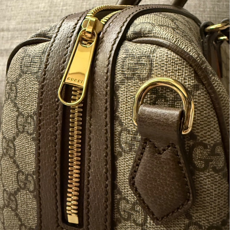 👜 Gucci GG Supreme Web Boston 手提 / 斜背包-12