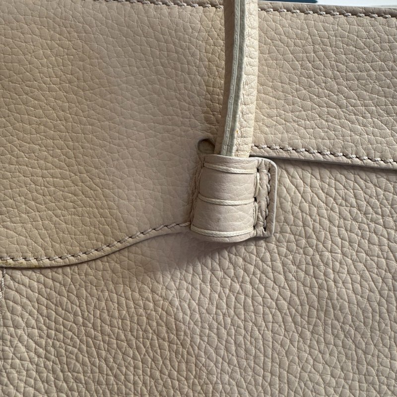 ‼️皮革超軟✨全往最低價 Tods 米白皮革肩背包(後有實背照)-13