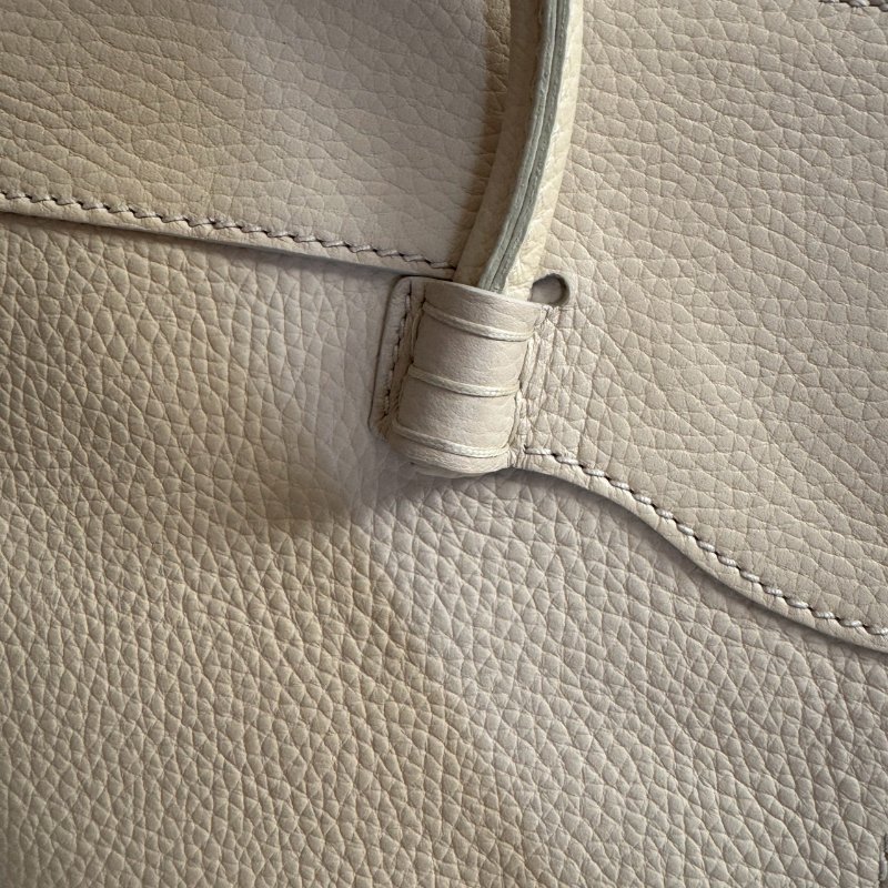 ‼️皮革超軟✨全往最低價 Tods 米白皮革肩背包(後有實背照)-14