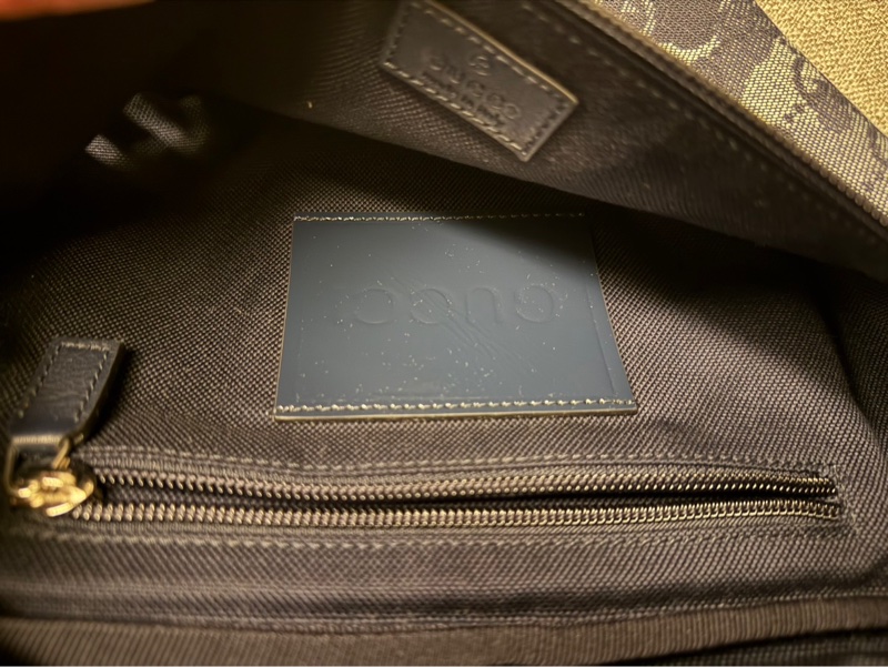 👖 Gucci GG Supreme Denim 腰包 /胸包/ 斜背包-8