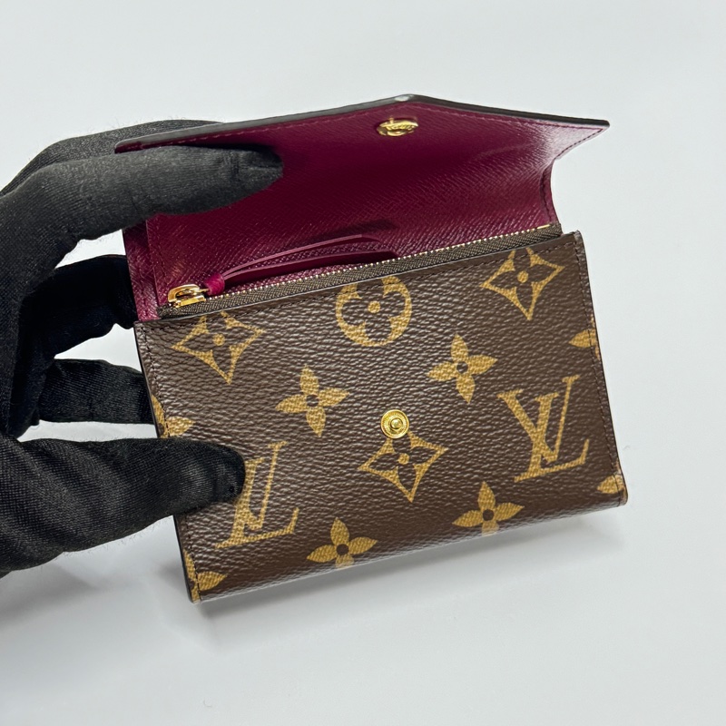 【全新閒置品🎁】 LV Victorine “晶片款” 經典老花 短夾（專櫃24800）-6