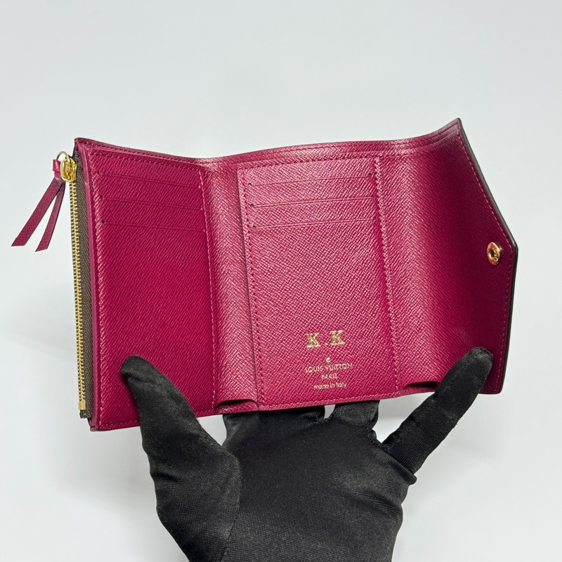 【全新閒置品🎁】 LV Victorine “晶片款” 經典老花 短夾（專櫃24800）-10