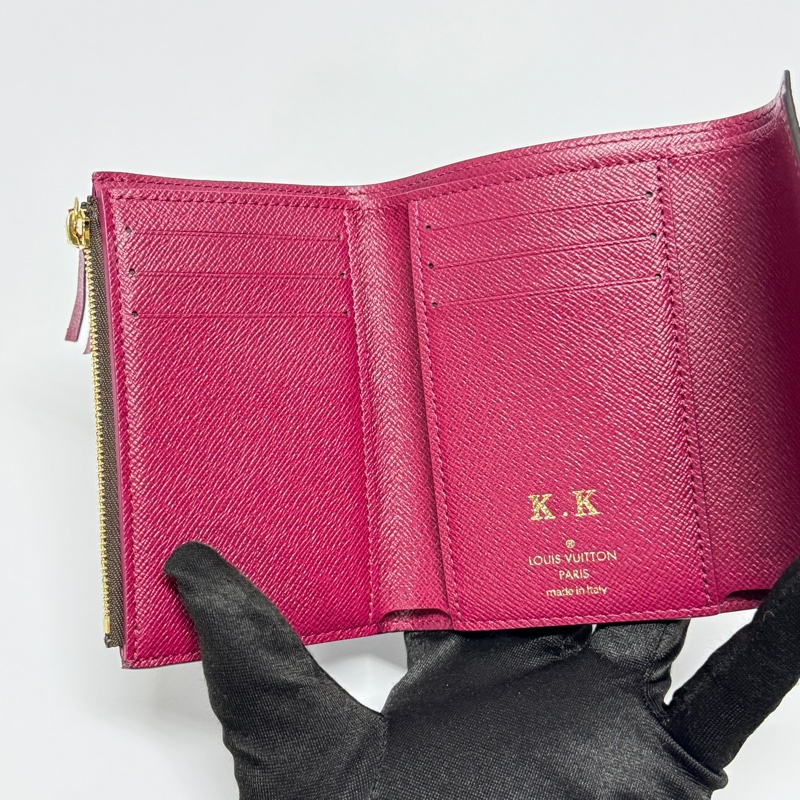 【全新閒置品🎁】 LV Victorine “晶片款” 經典老花 短夾（專櫃24800）-11