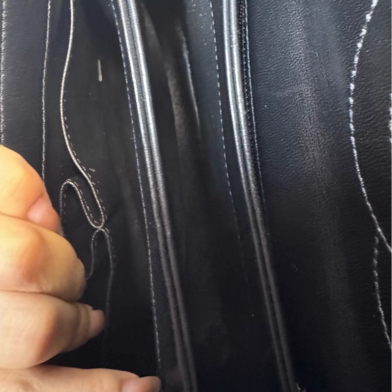 【全網最低價】 Chanel Trandy CC 羊皮V紋 手提肩背包 98新-7