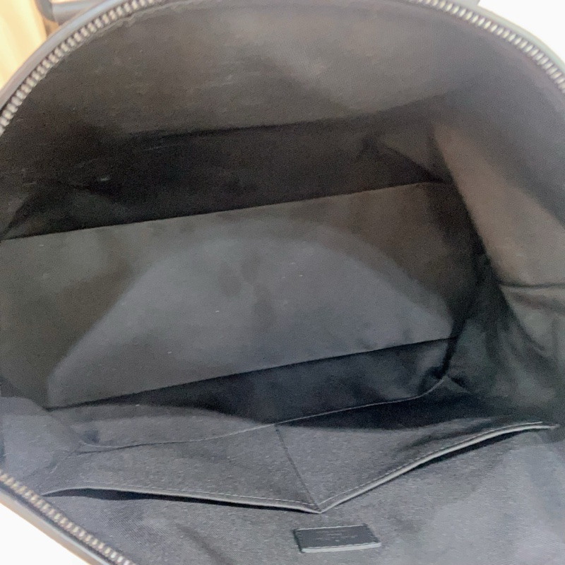 LV/路易威登黑色全皮男士lock it toto手提公文包單肩斜挎包，無附件-7