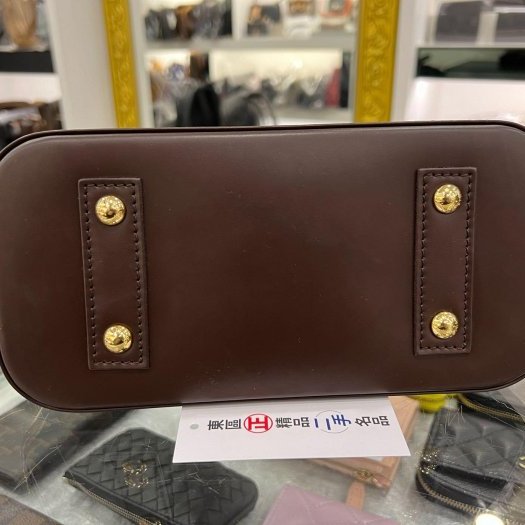 東區正精品㊣LV N41221 Alma BB 咖啡格手提包斜背包兩用包 RZ5111-9