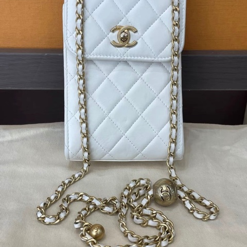 Chanel cell phone shoulder bag