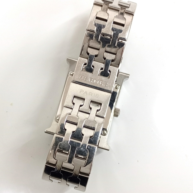 愛馬仕 HH1.210 H 手錶,石英機芯,粉紅色錶盤,腕圍:約 14 厘米,JA-26033-3