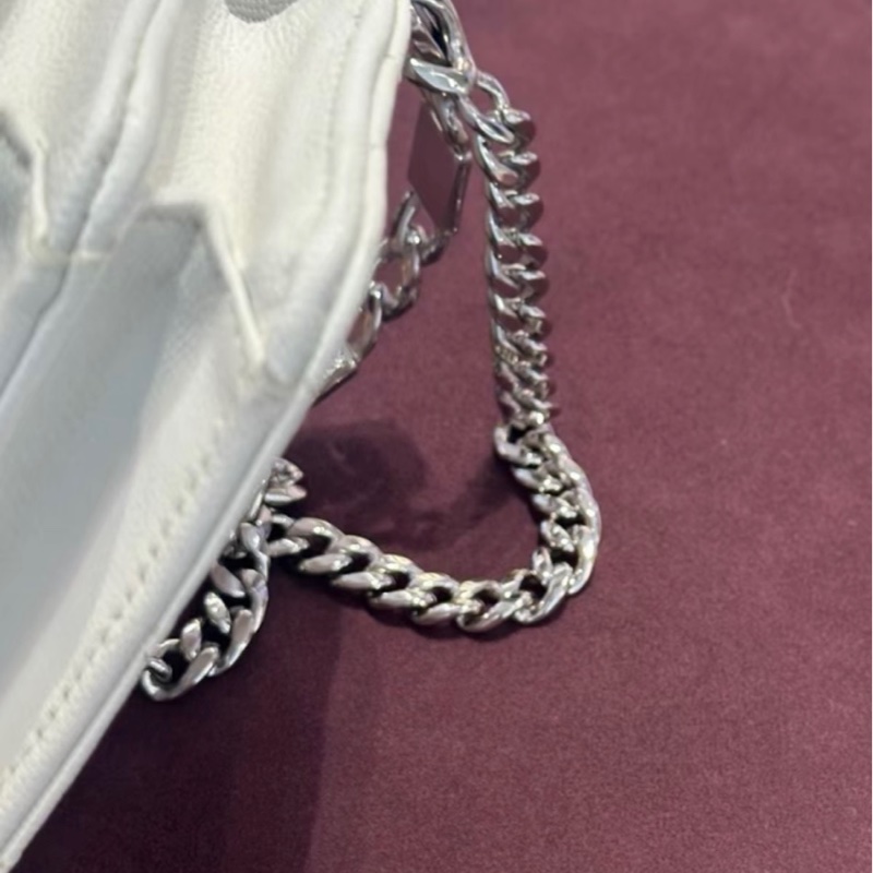 【全網最低價】 Chanel 白色琺瑯小廢包 97新-6