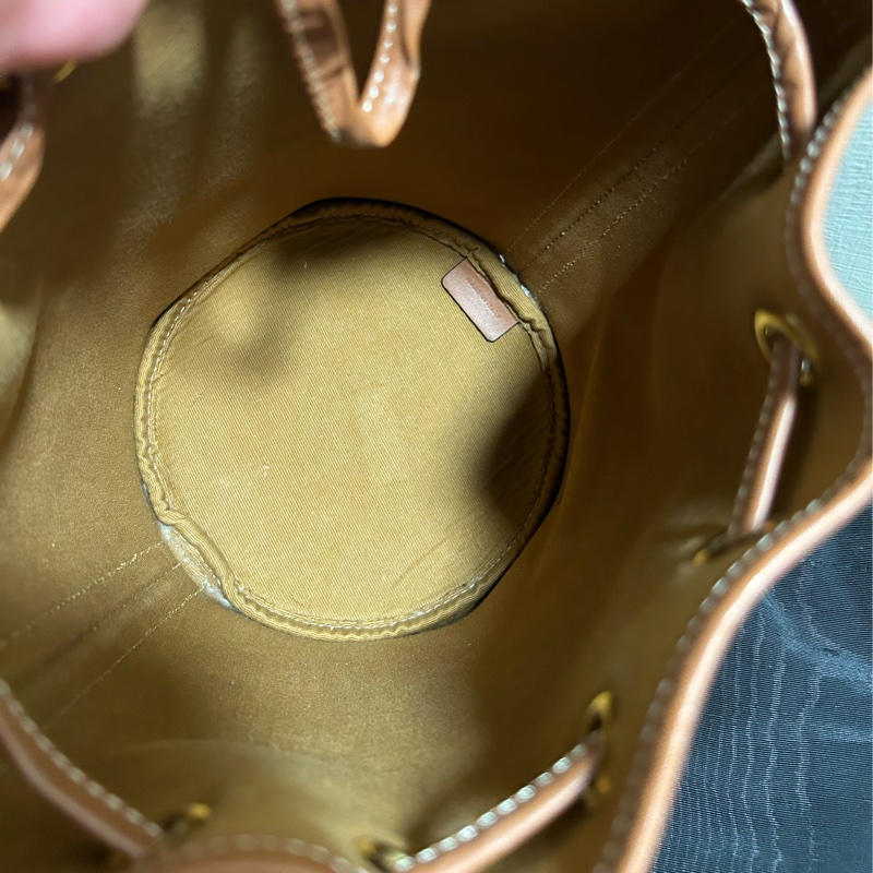 CELINE 賽琳標識印花牛皮革繩索手袋水桶包有防塵袋 超級可愛🎀-8