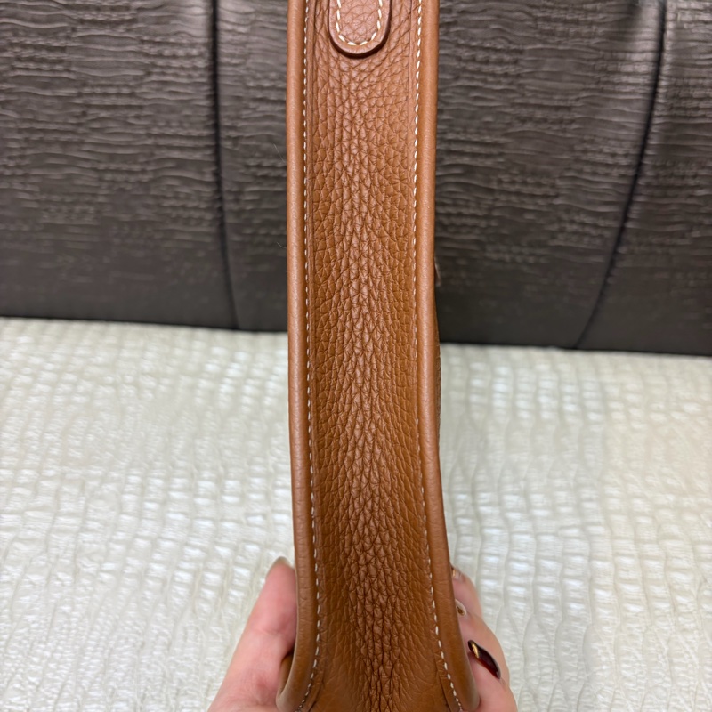 Hermes 金棕TC金釦Mini Eveylne 一代-4