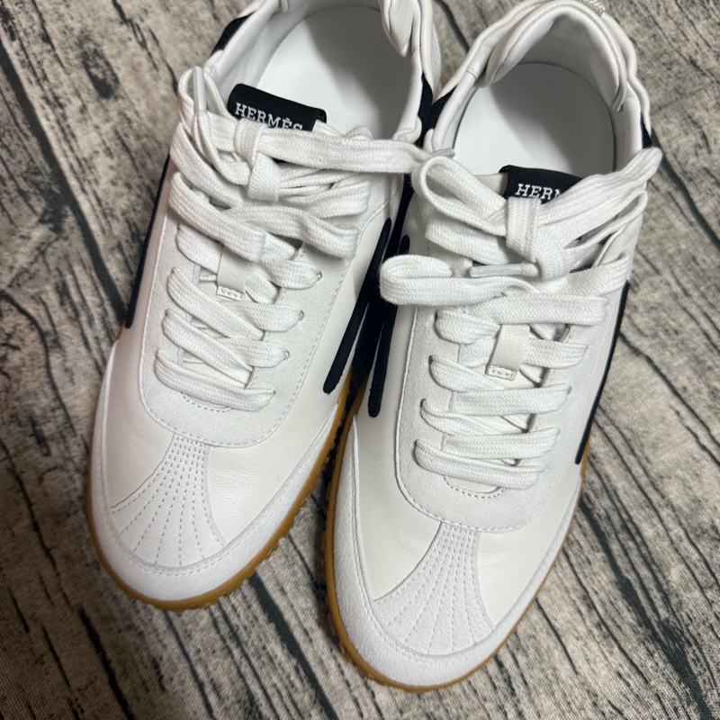 愛馬仕Hermes Jet德訓鞋黑白配色-0