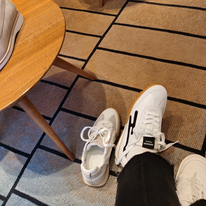 愛馬仕Hermes Jet德訓鞋黑白配色-4