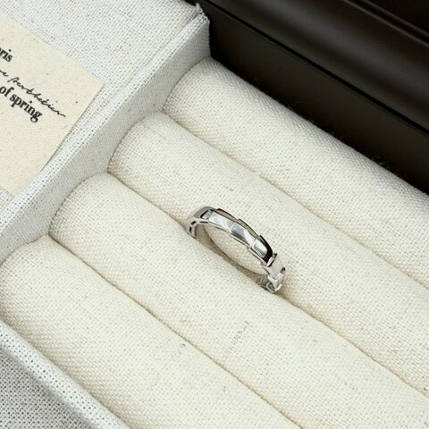 BVLGARI -  18K白金 Serpenti 戒指