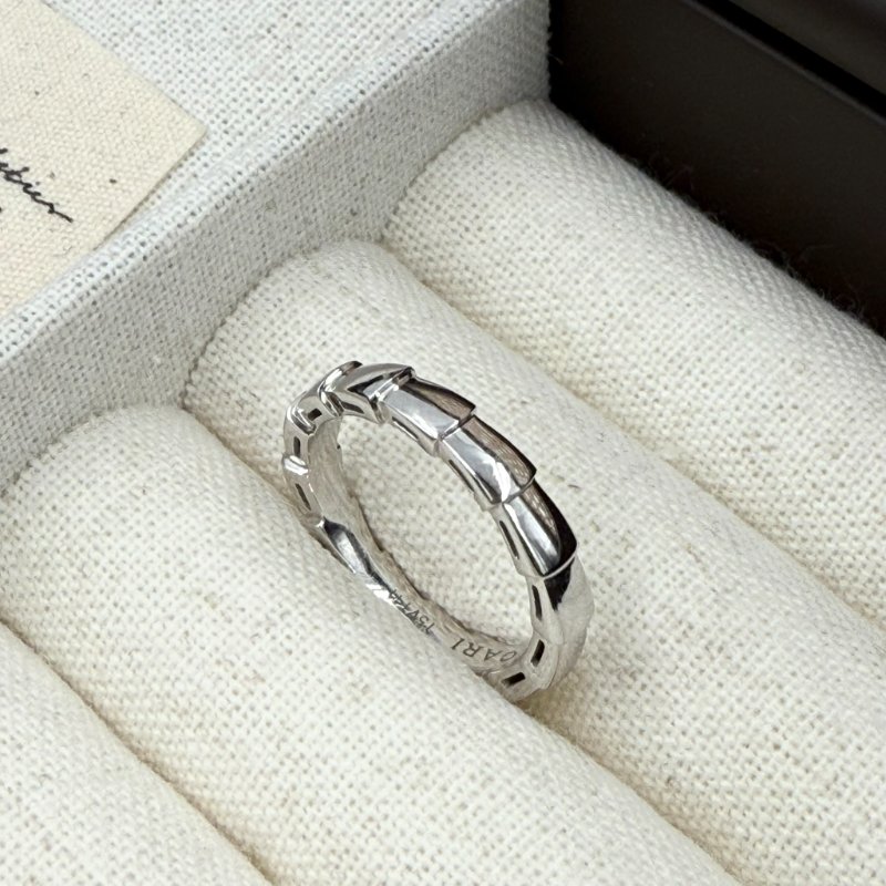 BVLGARI -  18K白金 Serpenti 戒指-1