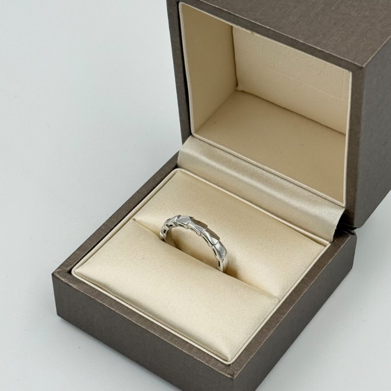 BVLGARI -  18K白金 Serpenti 戒指-2
