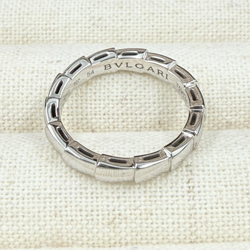 BVLGARI -  18K白金 Serpenti 戒指-4