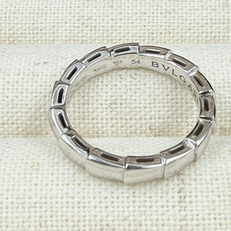 BVLGARI -  18K白金 Serpenti 戒指-5