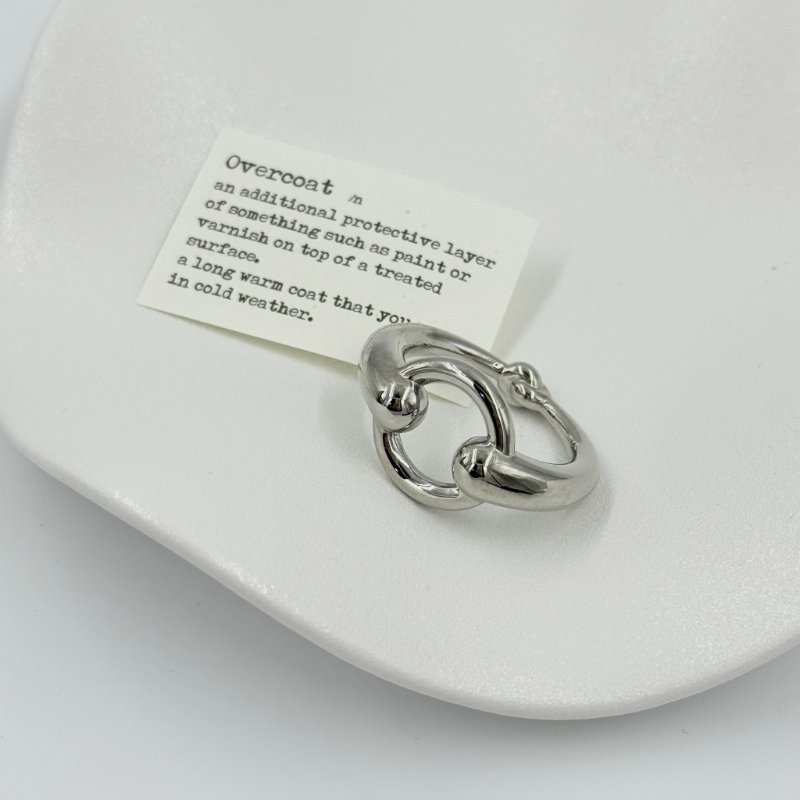 HERMES - 銀色馬銜925絲巾釦環-0