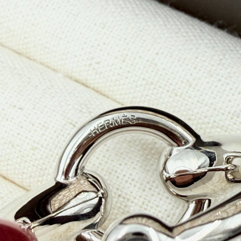 HERMES - 銀色馬銜925絲巾釦環-5