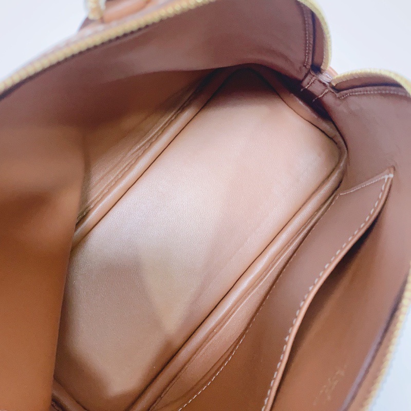 Hermes mini金棕保齡球bolide手提斜背包18×8×13cm， 99新配件塵袋盒子購證-2