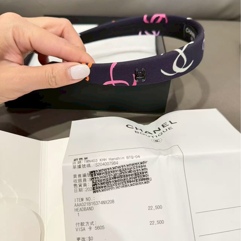 CHANEL髮箍-3