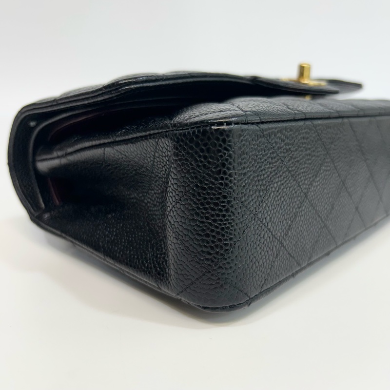 🖤香奈兒經典coco25/Chanel黑金荔枝皮CF25 A01112-18