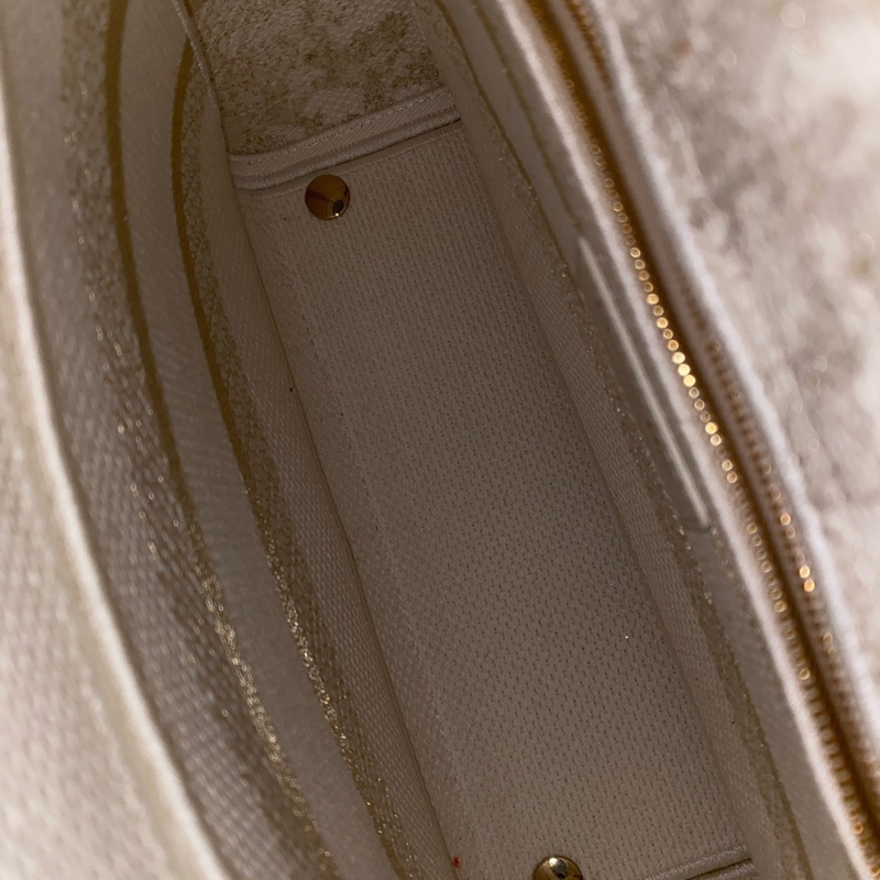 98新Dior迪奧戴妃聖誕限定白色刺繡-12