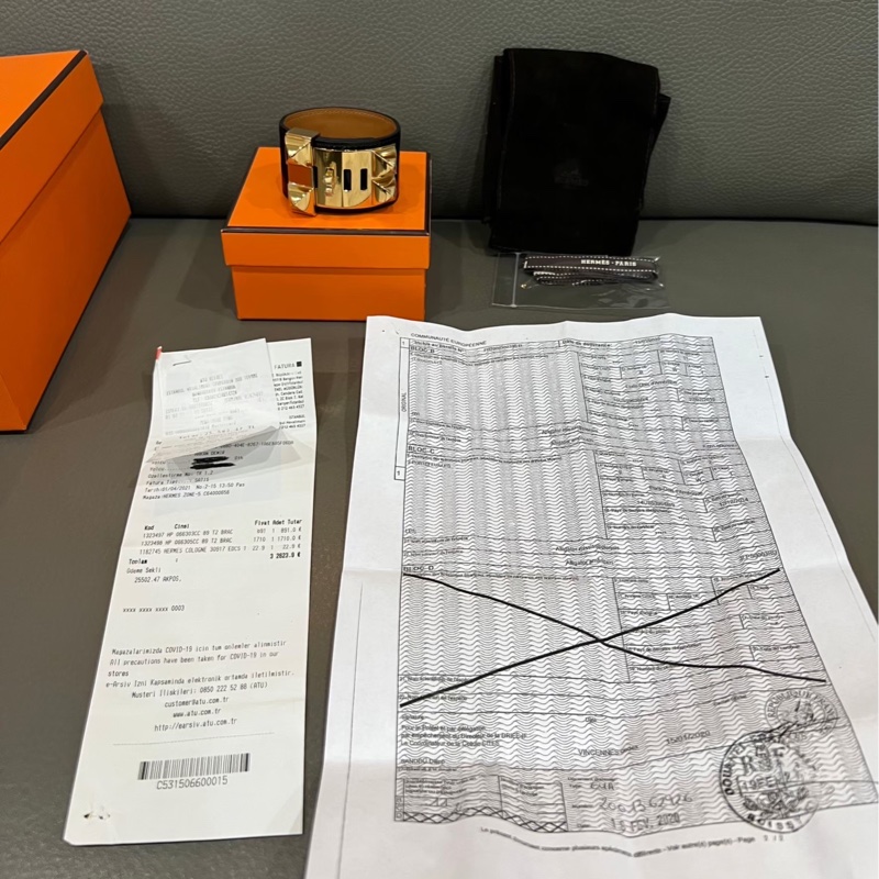 Hermes鱷魚CDC手環-12