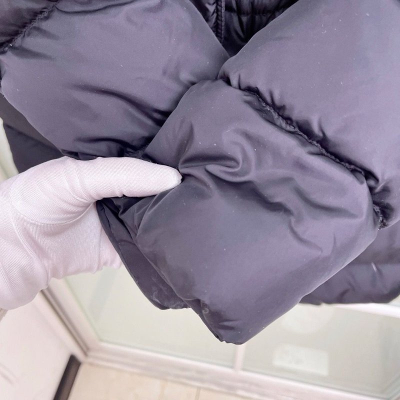 Moncler Aphroti黑色中長款拉鍊羽絨外套0碼,胸圍90cm,長75cm 98新配件塵袋-3