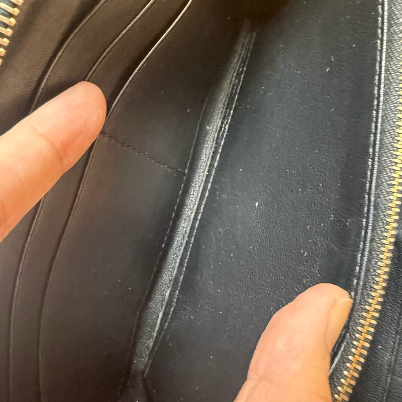 ✔️BOTTEGA VENETA BV 寶緹嘉經典編織拉鍊長夾 黑-12