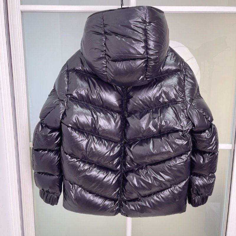 Moncler FW22 Clair 黑色亮面連帽短款羽絨外套2碼 全新閒置配件塵袋-4